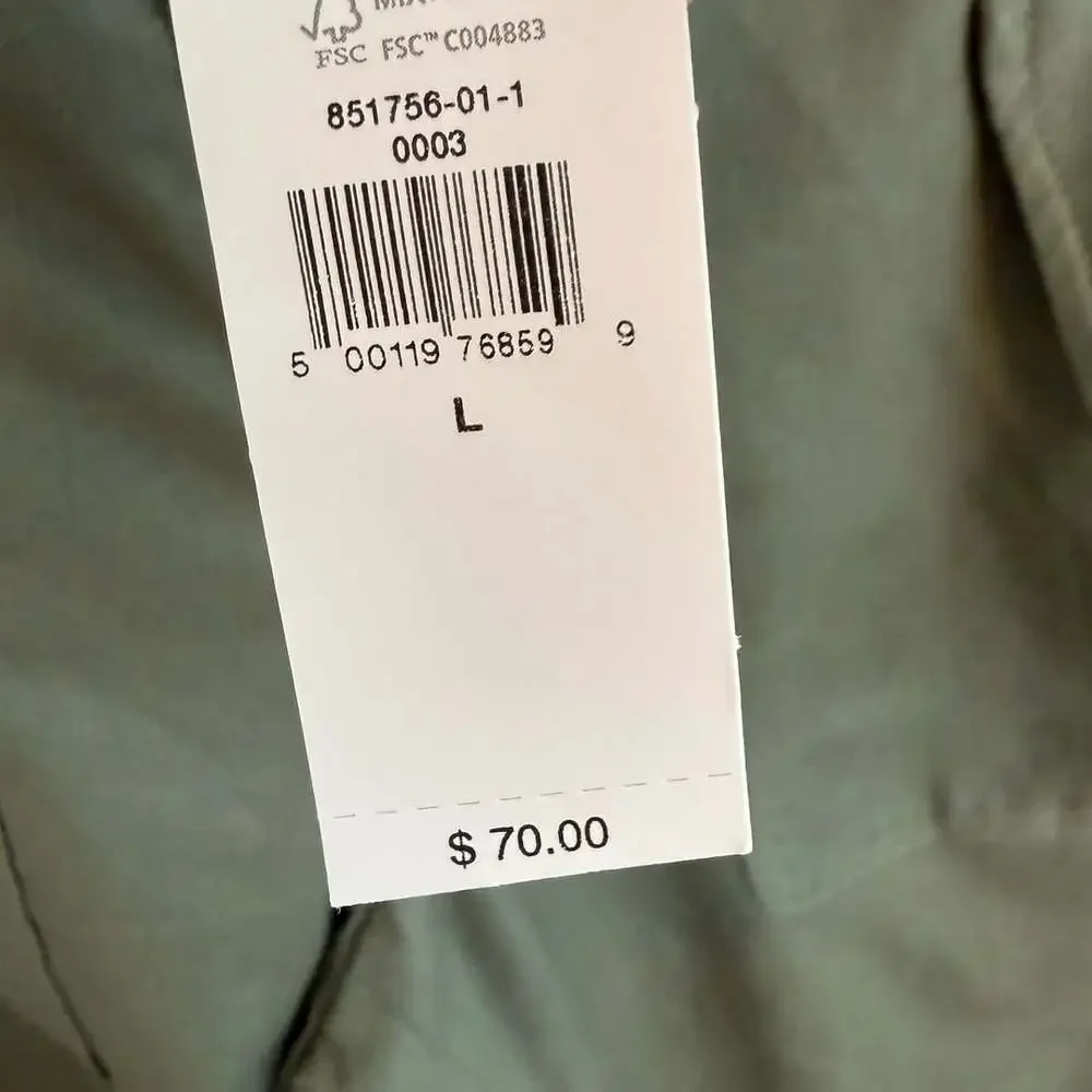 Banana Republic Linen Blend Parachute Pants Size L Green